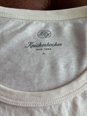 Knickerbocker New York Men’s “Milk” Short Sleeve Tee - Large